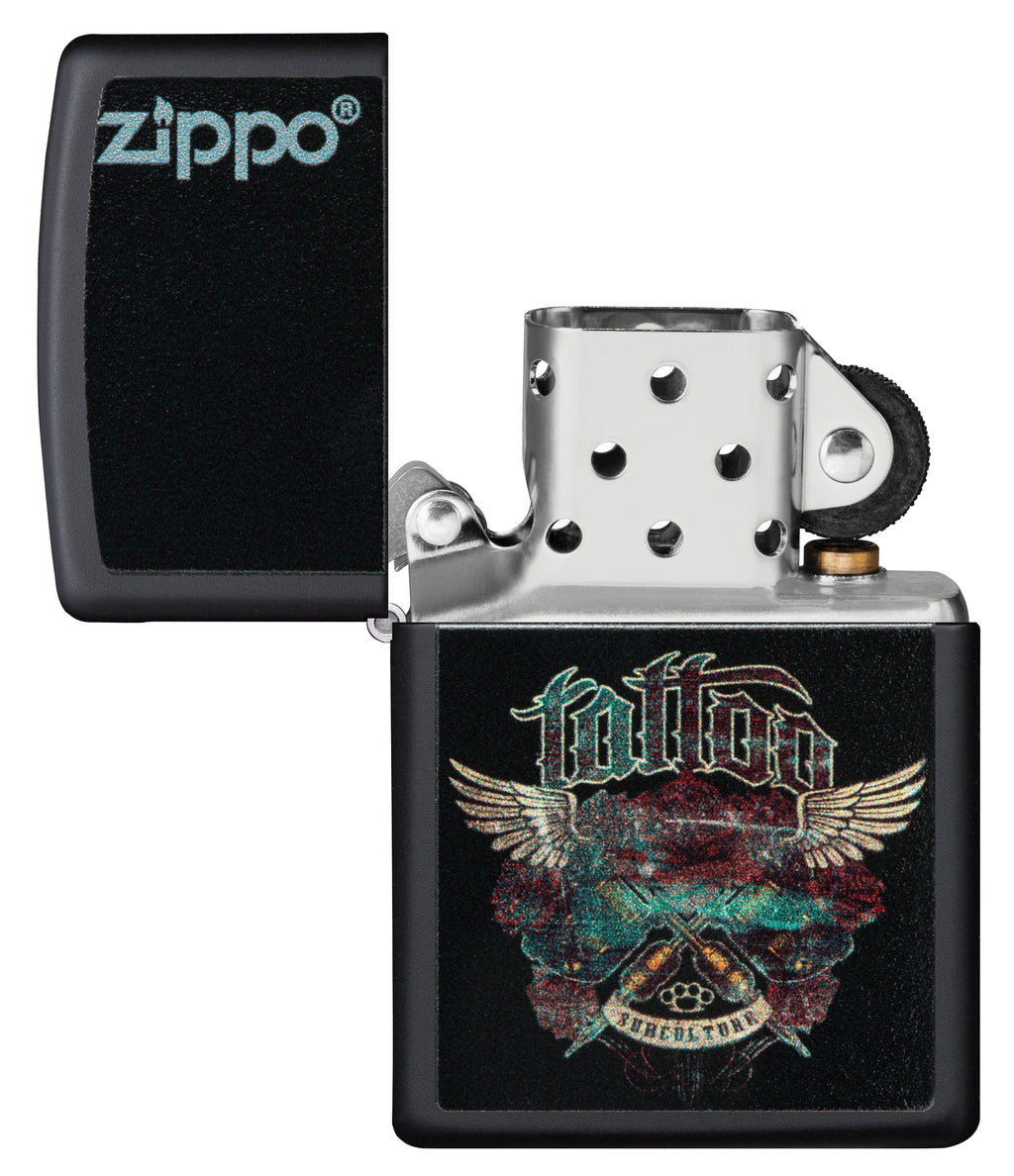 218 Zippo Tattoo Design