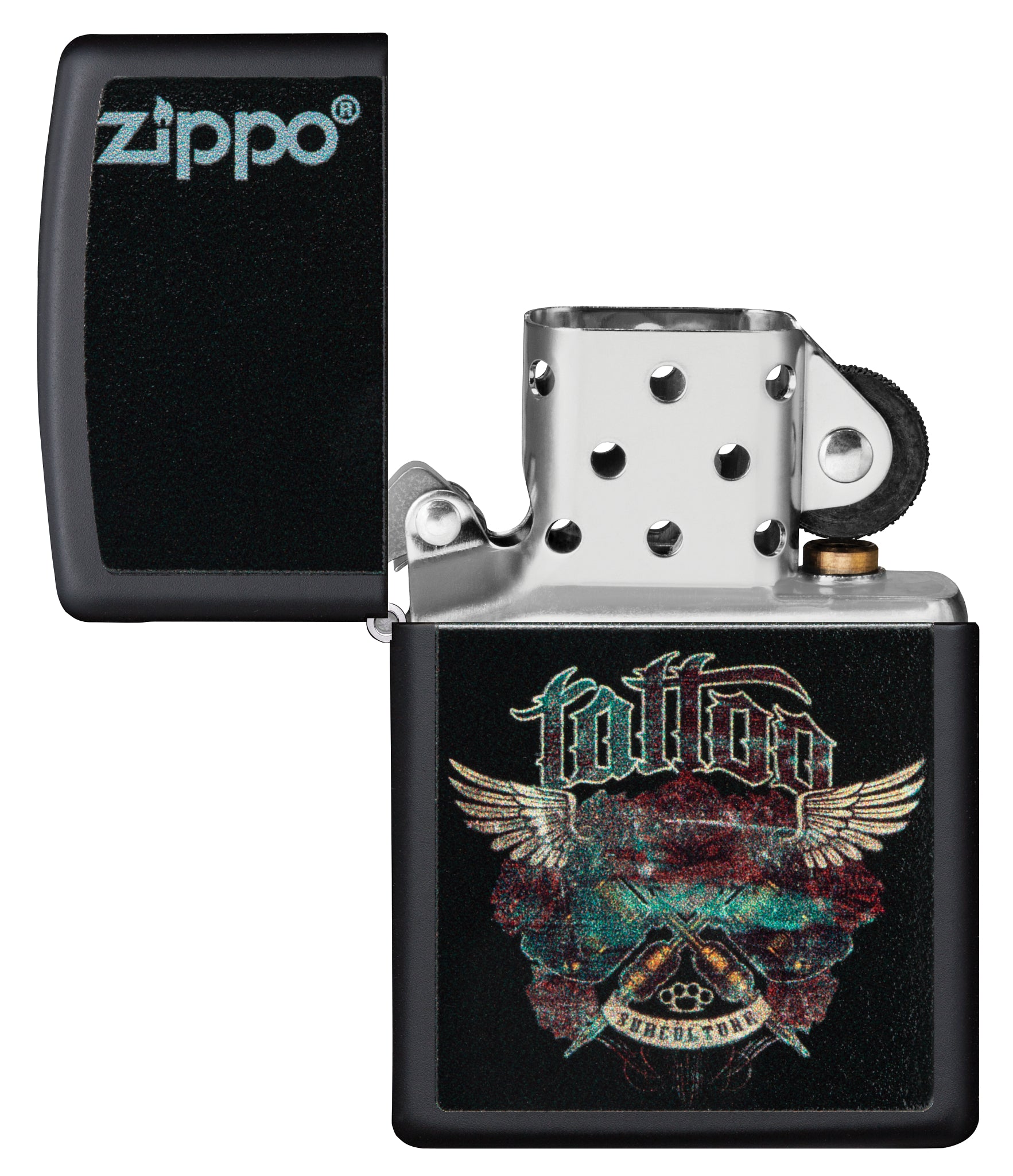 218 Zippo Tattoo Design