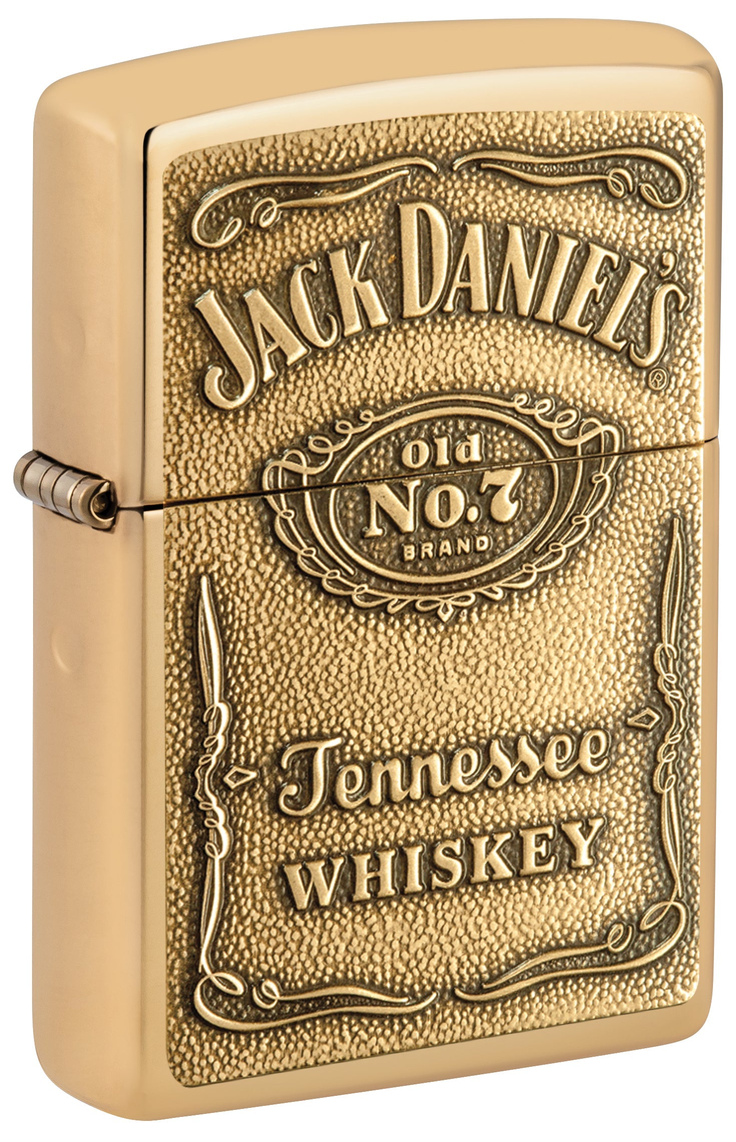 PL 254BJD 428 JACK DANIELS LABEL BRASS