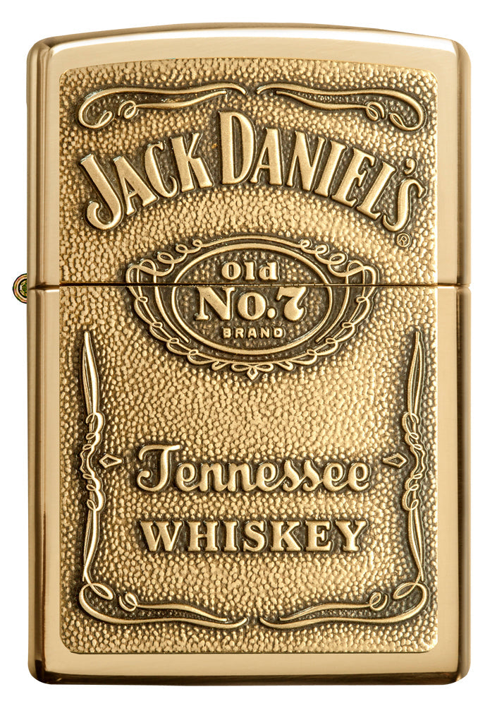 PL 254BJD 428 JACK DANIELS LABEL BRASS