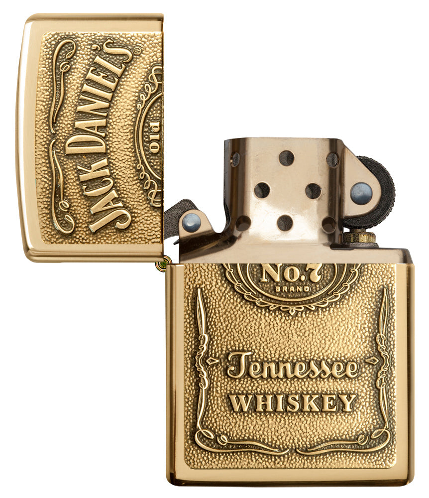 PL 254BJD 428 JACK DANIELS LABEL BRASS