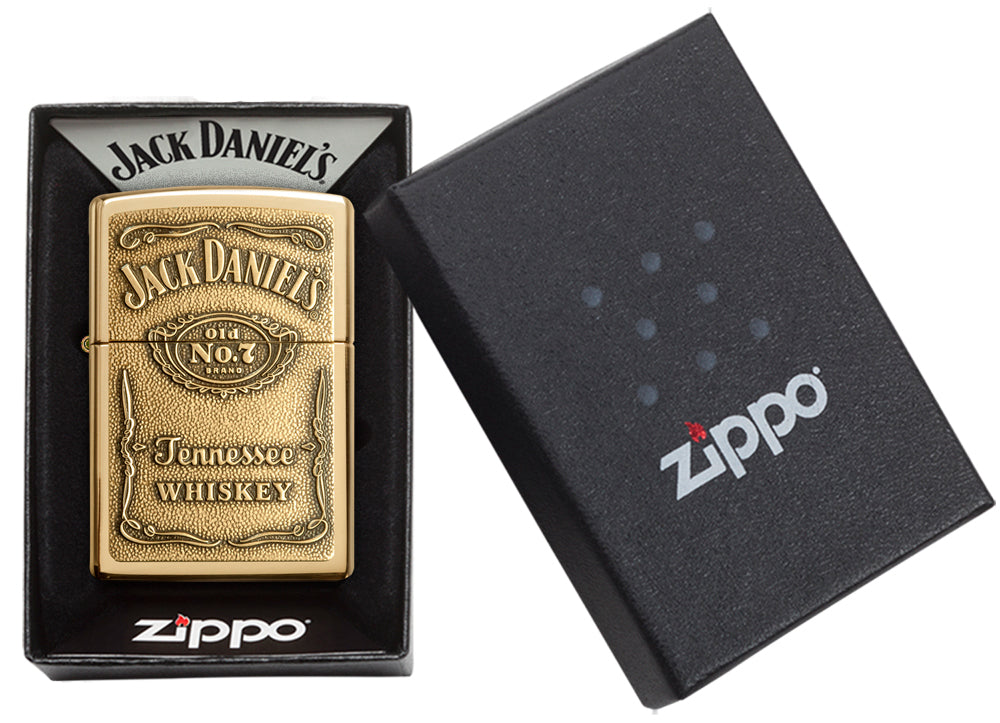 PL 254BJD 428 JACK DANIELS LABEL BRASS