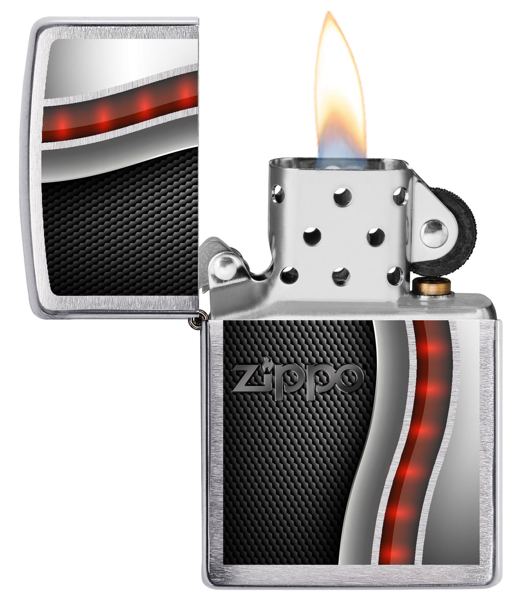 Zippo Red Black Design