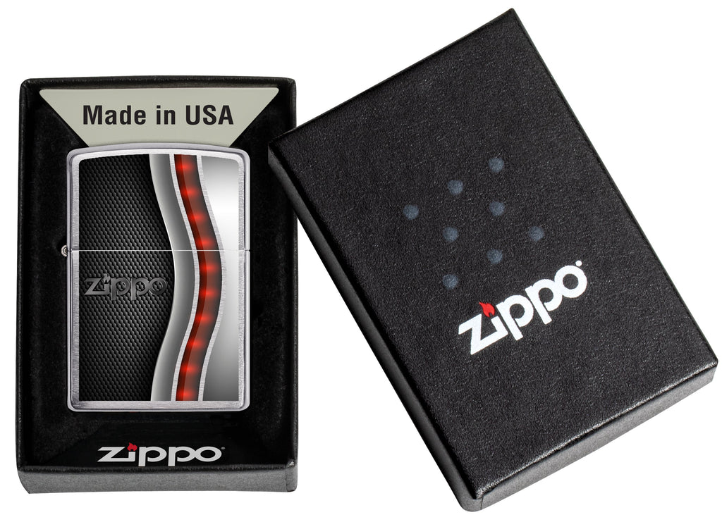 Zippo Red Black Design