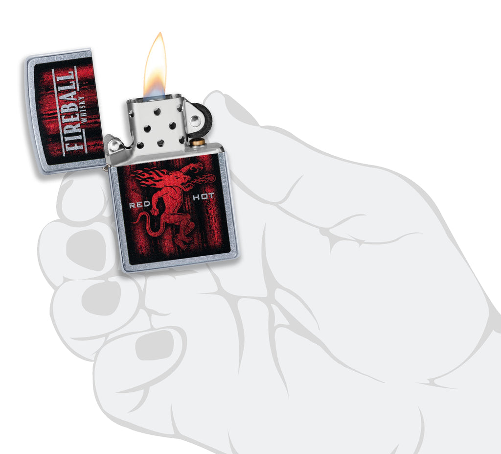 207 Fireball Ltr & Shot Glass Combo