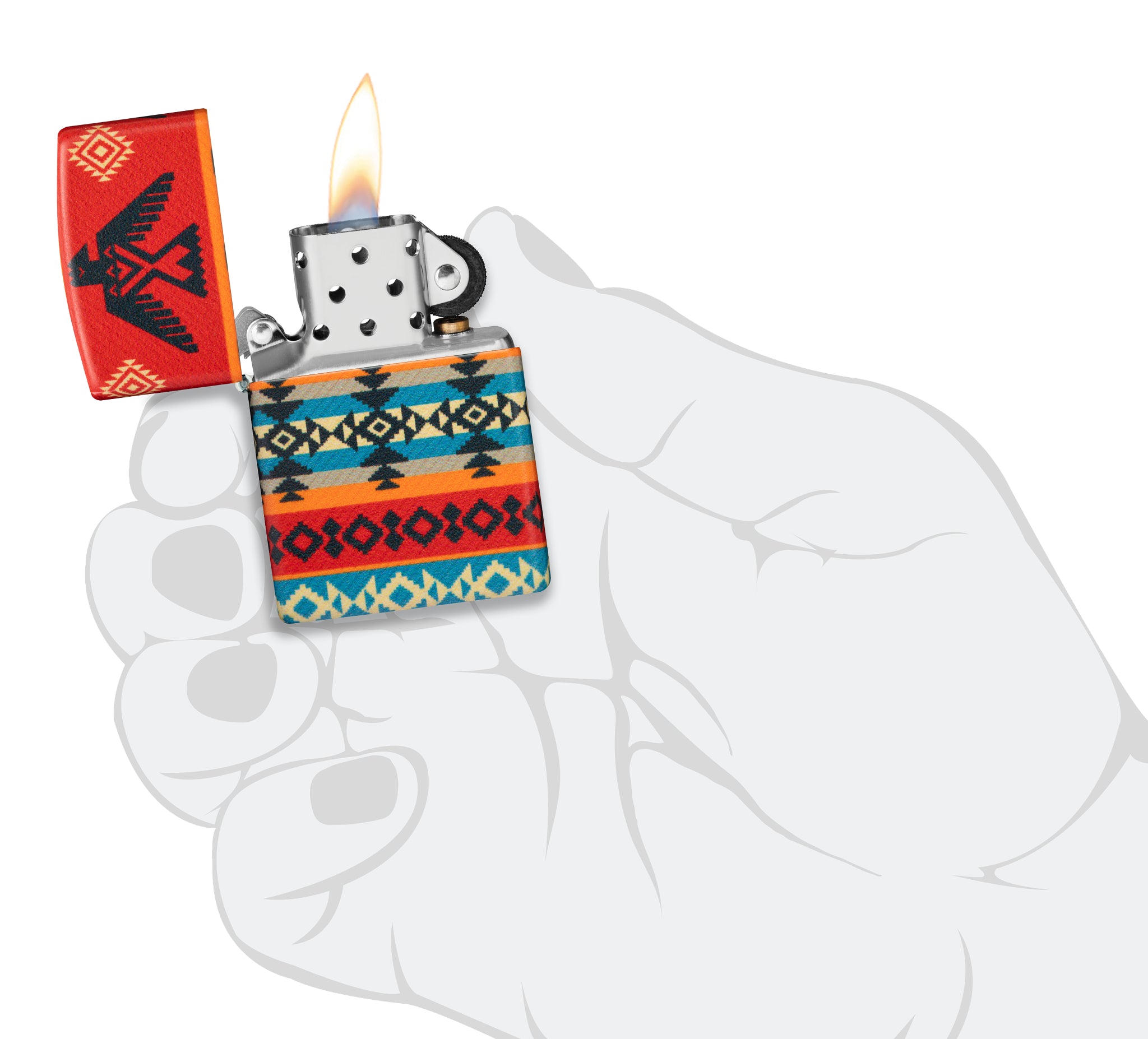 49352 Tribal Indigenous Hawk Design