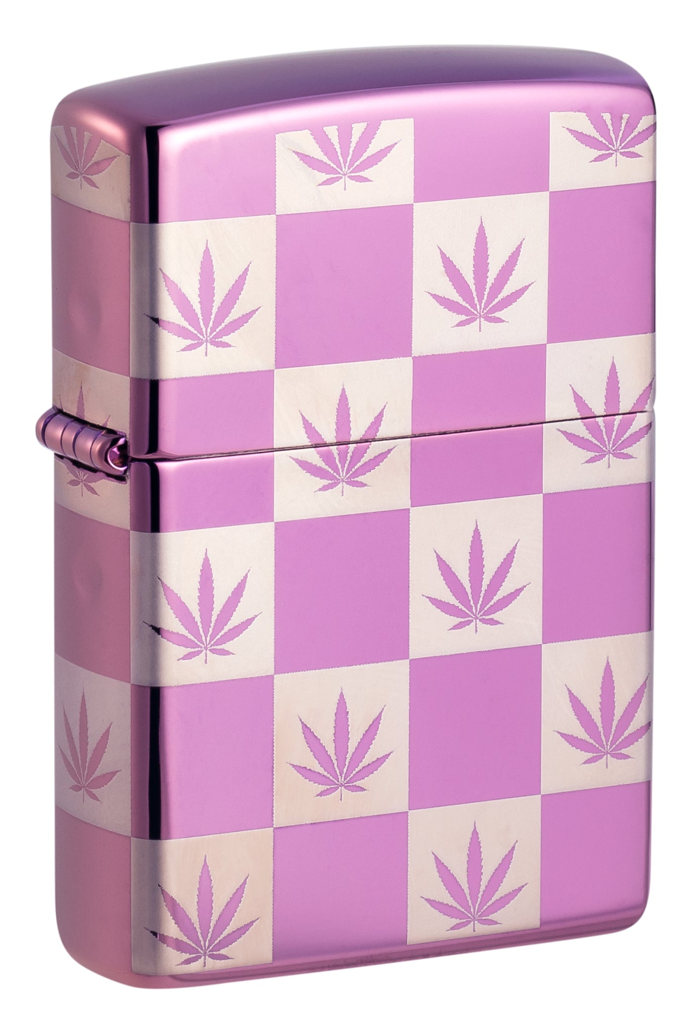 24747 Checkered Cannabis Design