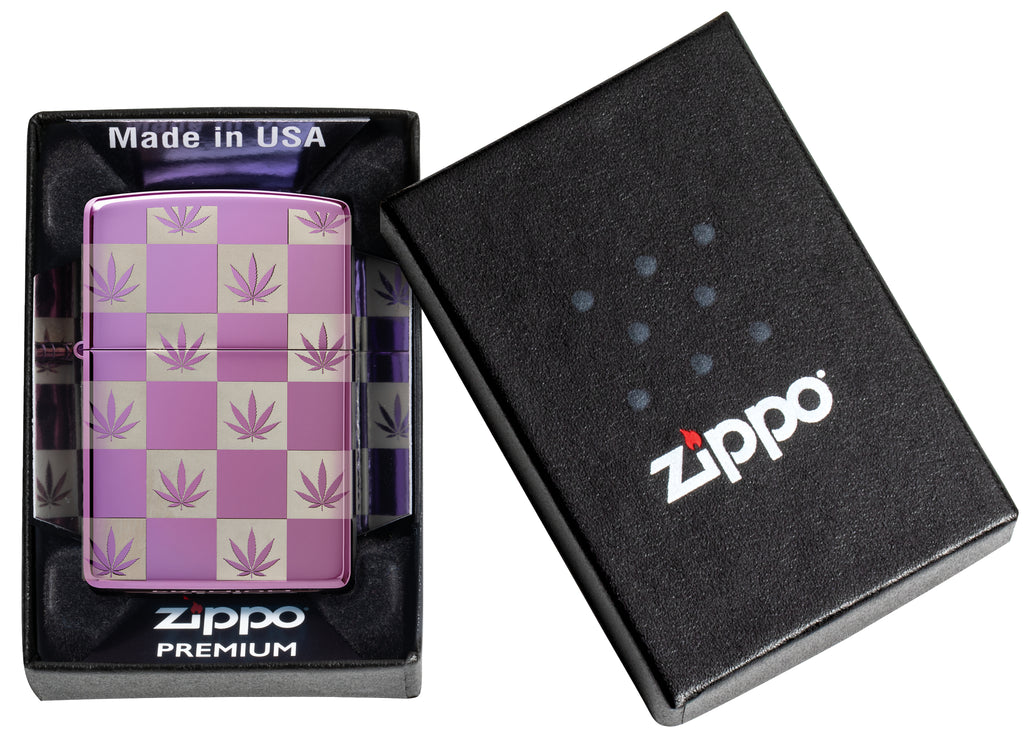 24747 Checkered Cannabis Design