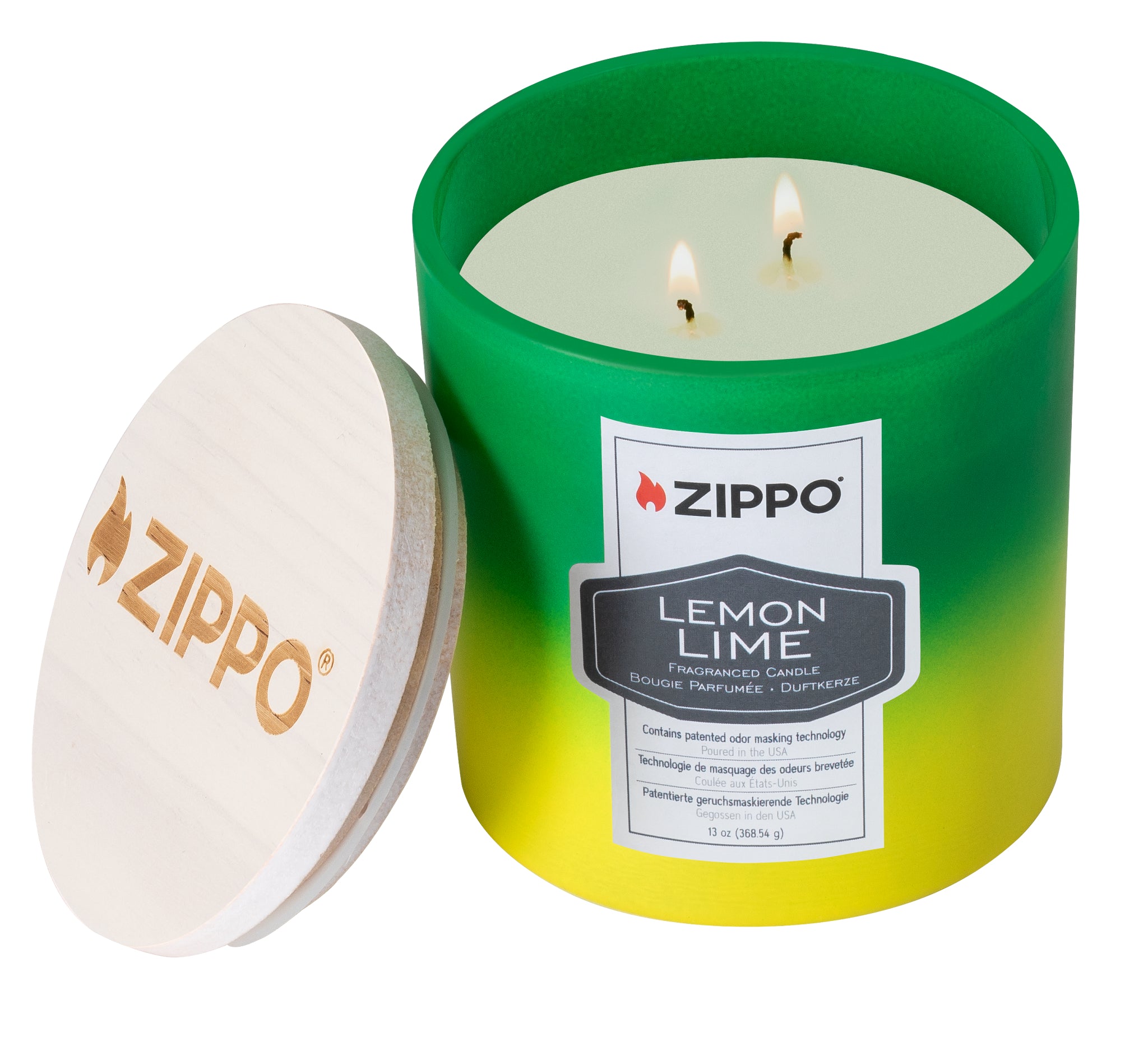 Zippo Odor Masking Candle - Lemon Lime - DE/FR/EN