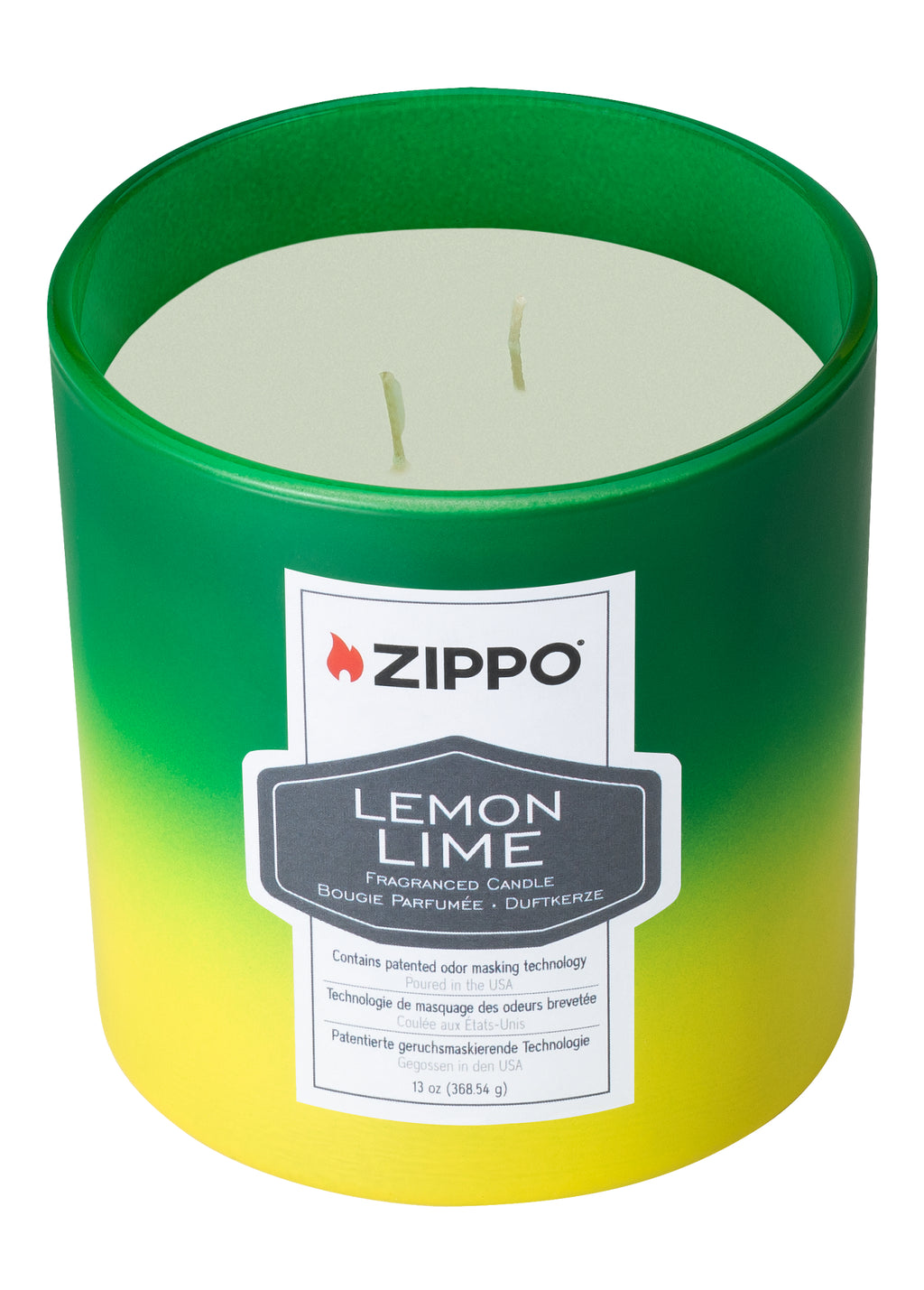 Zippo Odor Masking Candle - Lemon Lime - DE/FR/EN