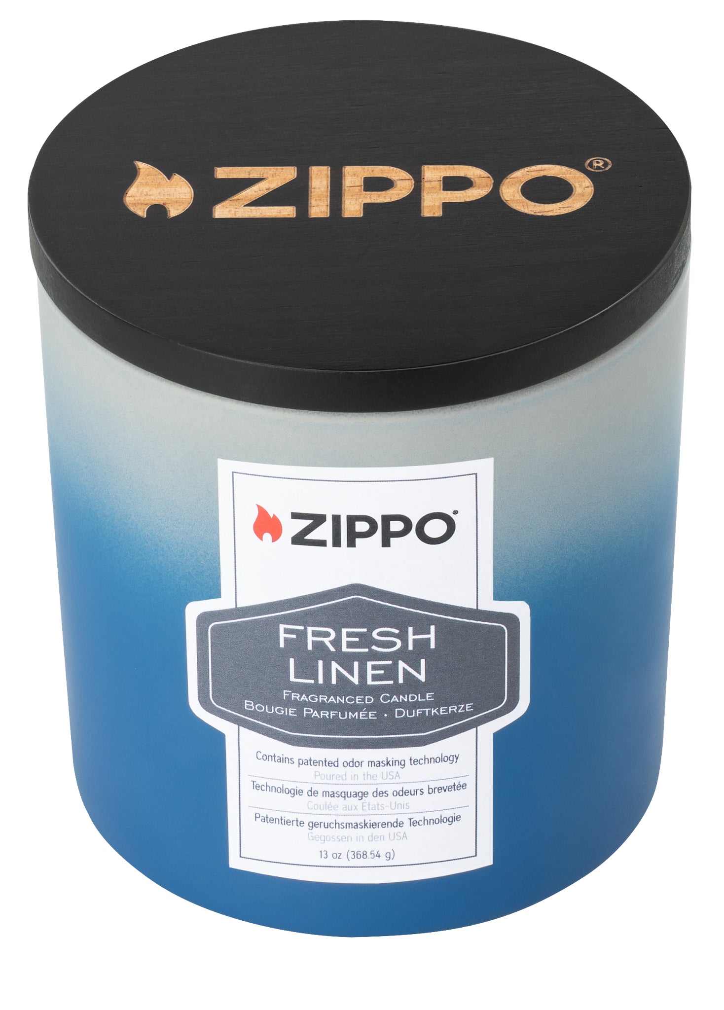 Zippo Odor Masking Candle - Fresh Linen - DE/FR/EN