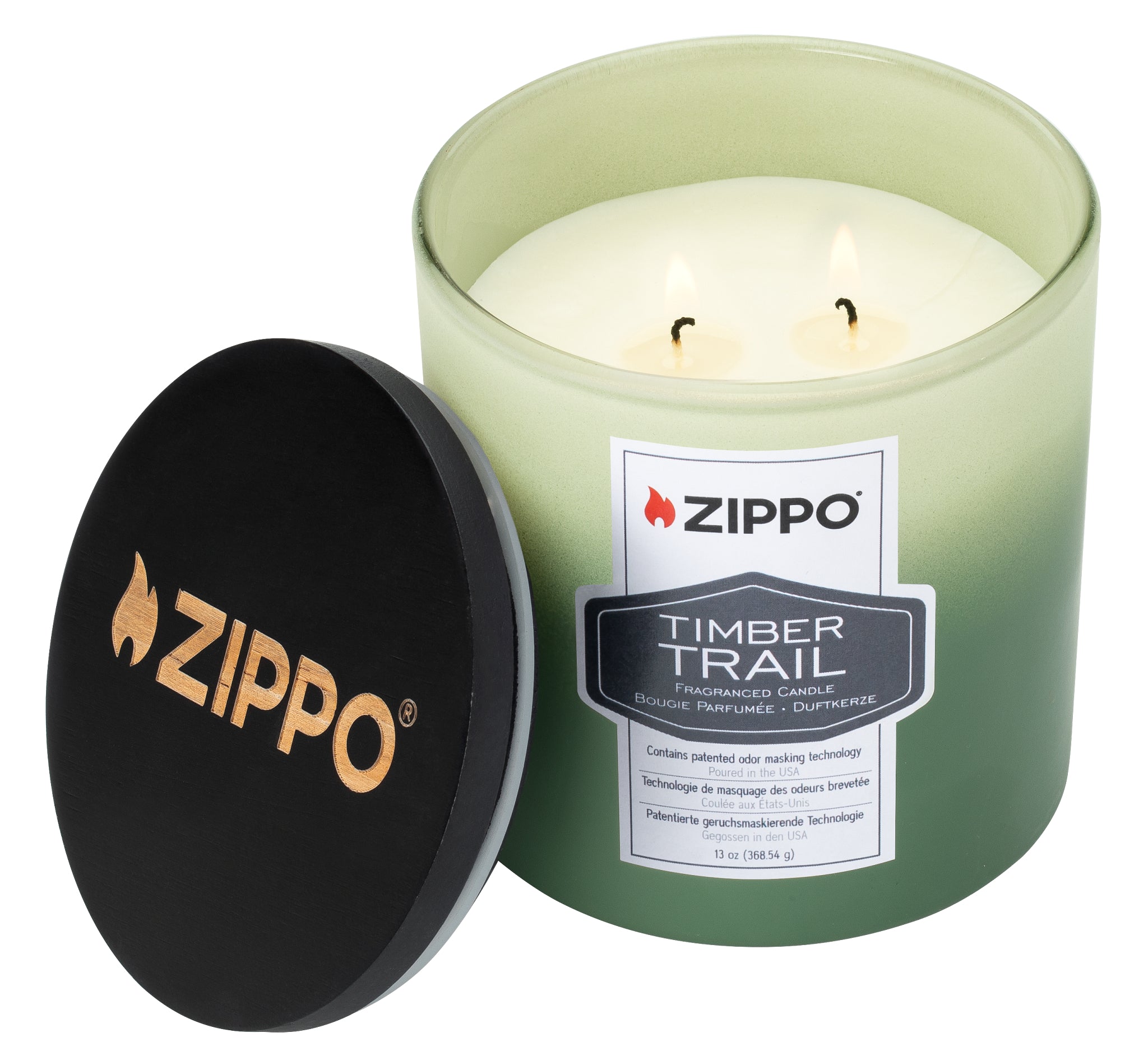 Zippo Odor Masking Candle - Timber Trail - DE/FR/EN