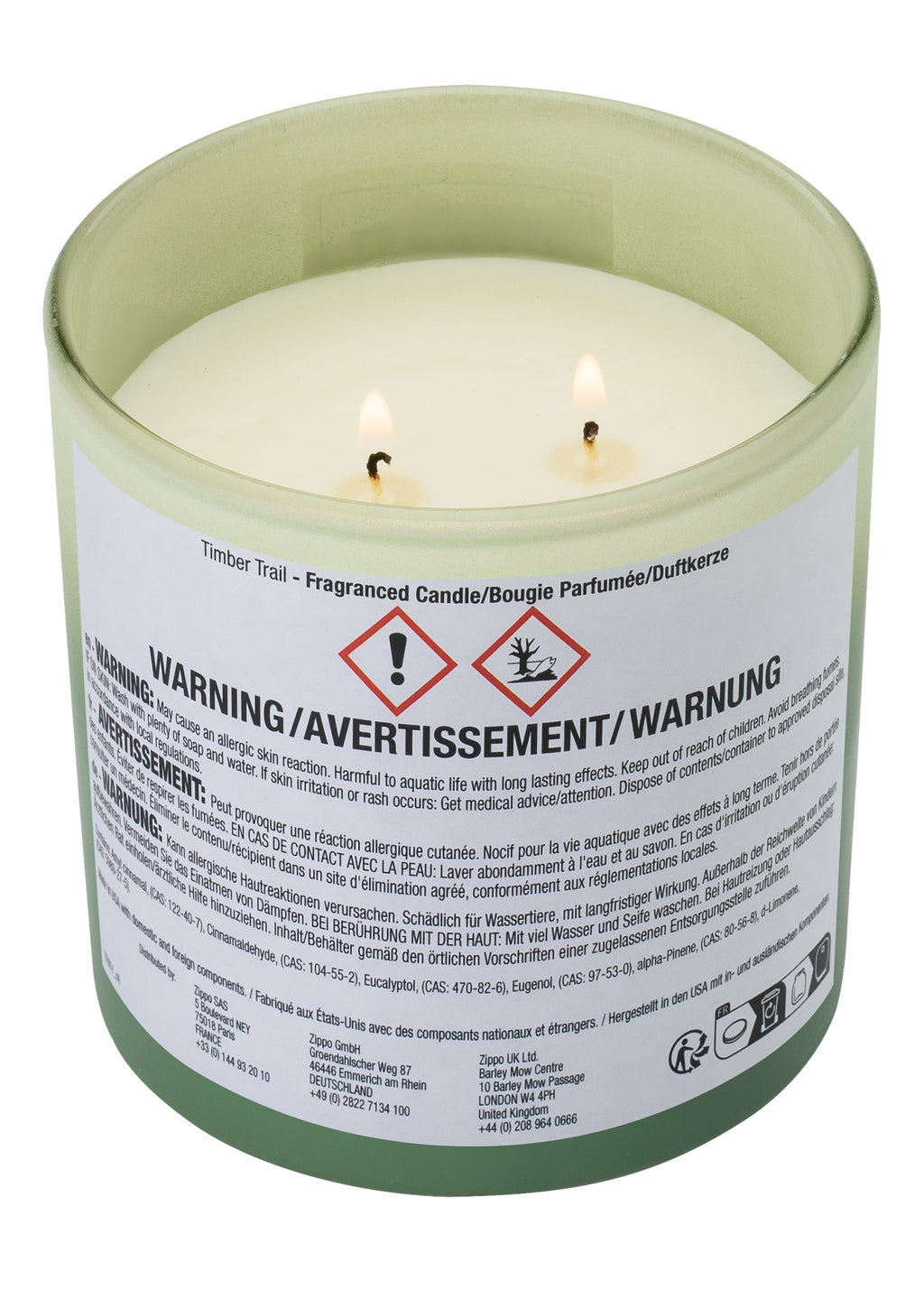 Zippo Odor Masking Candle - Timber Trail - DE/FR/EN