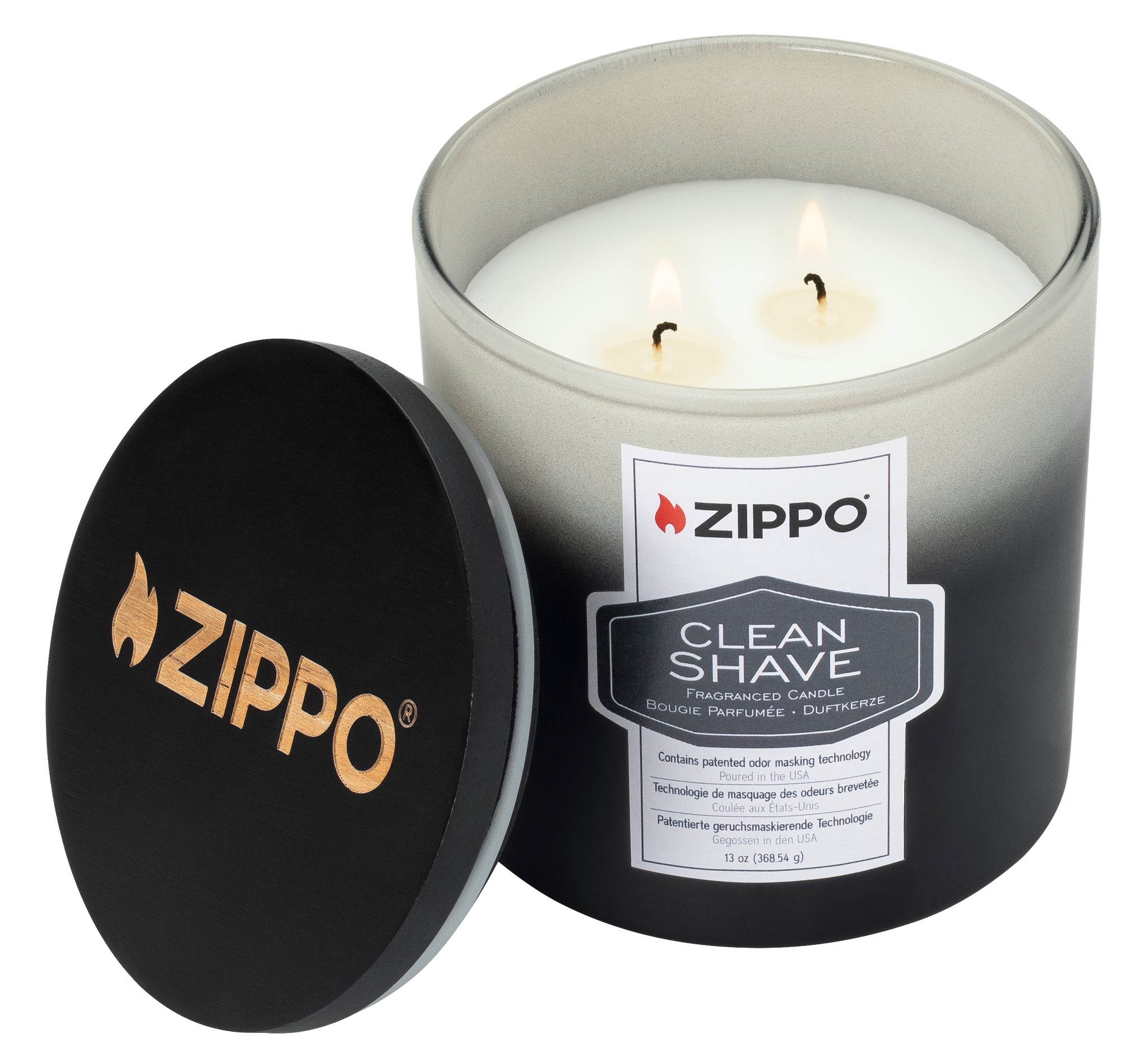 Zippo Odor Masking Candle - Clean Shave - DE/FR/EN