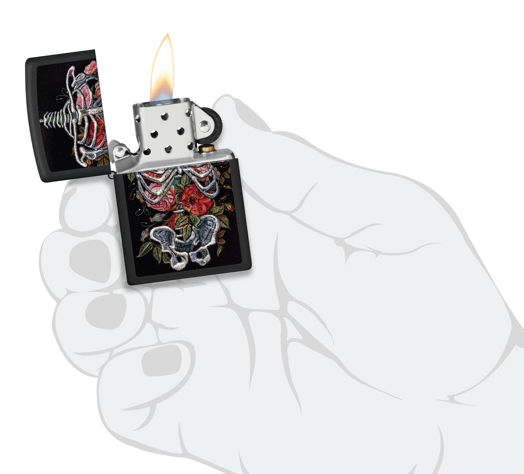 218 Skelett Embroidery