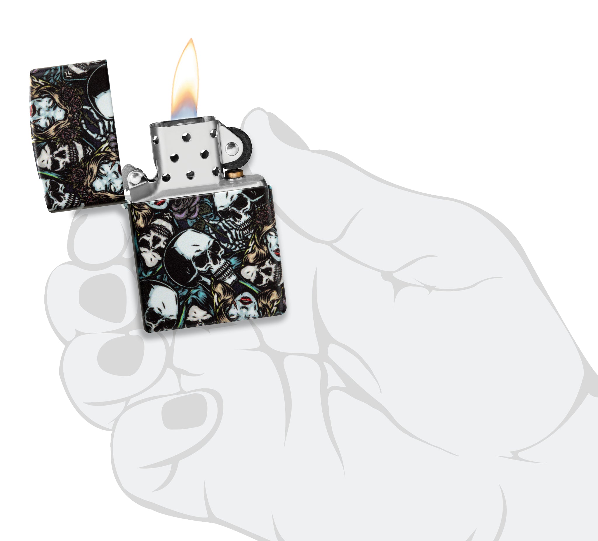 49352 Gothic Skull Design