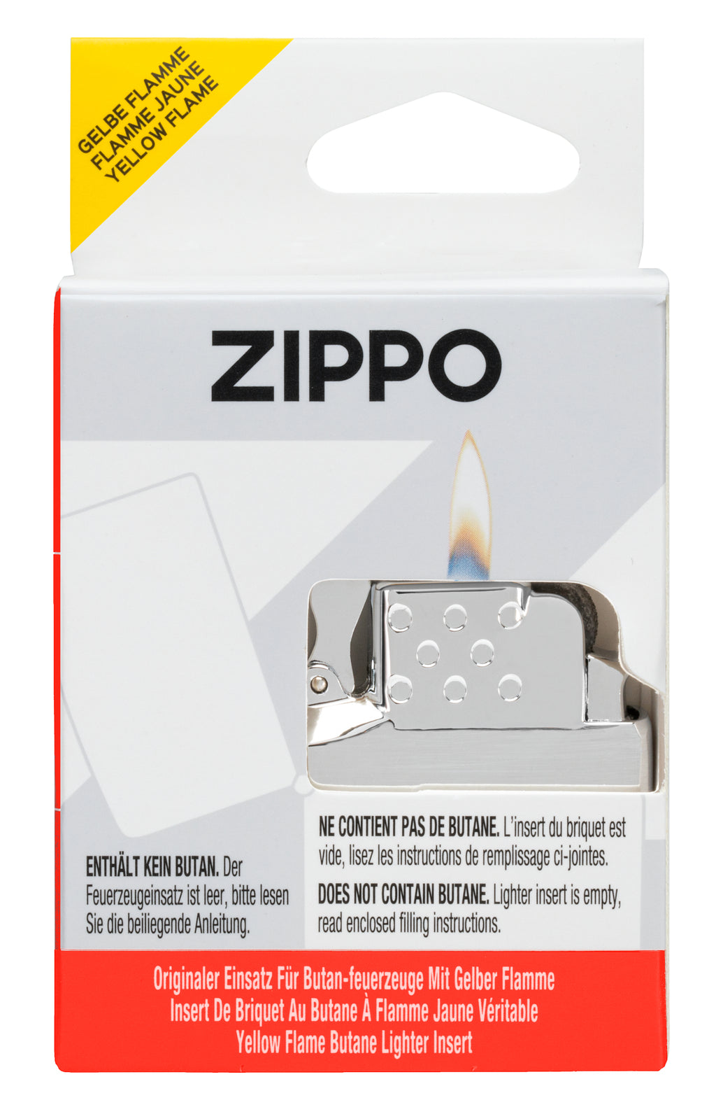 Butane Yellow Flame Insert - DE/FR/EN