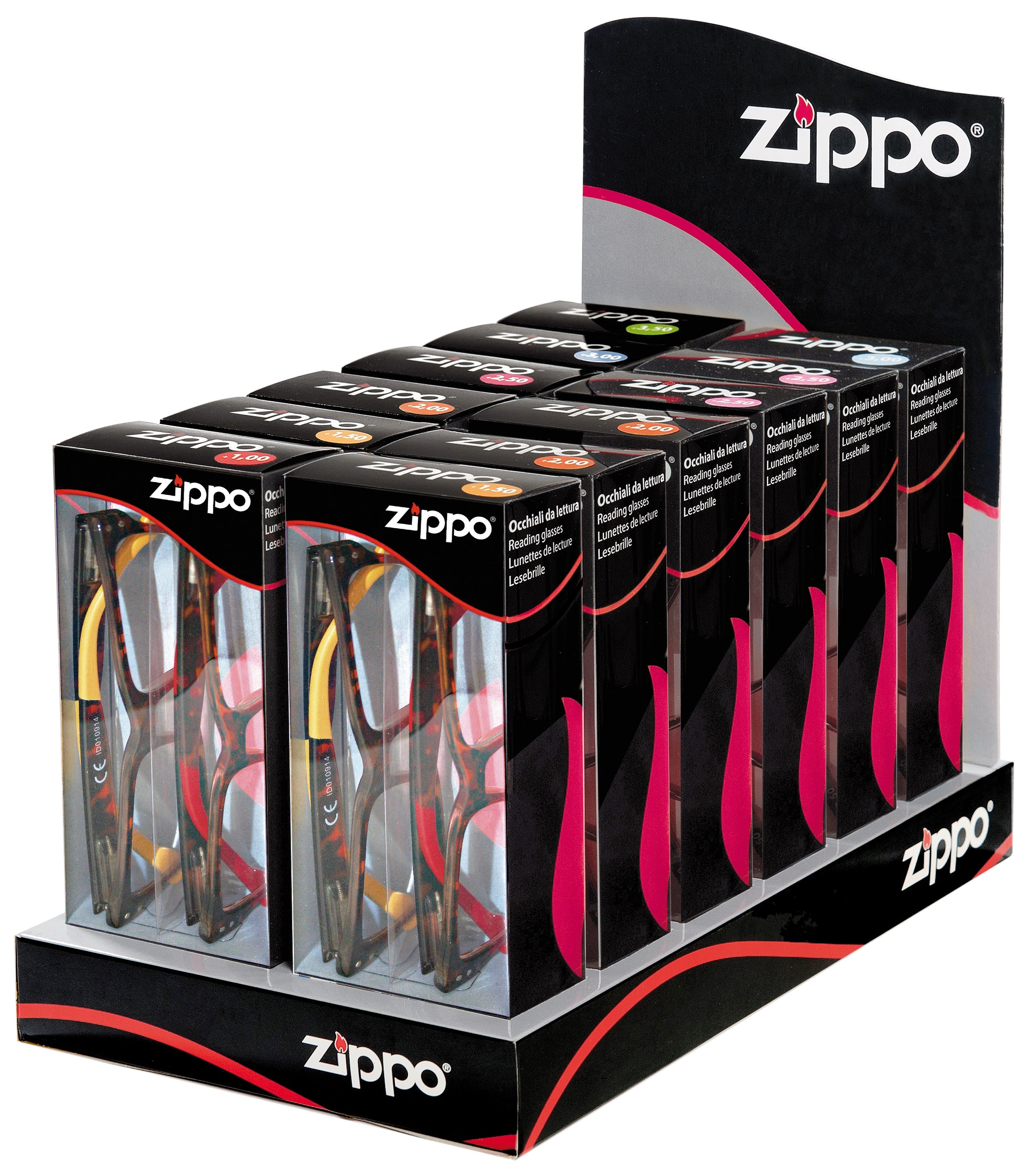 80000004-12x2 READING GLASSES + DISPLAY