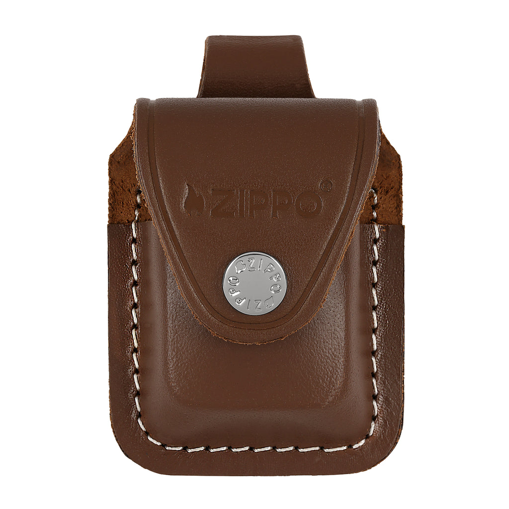 ZIPPO LPLB POUCH BROWN W/ LOOP