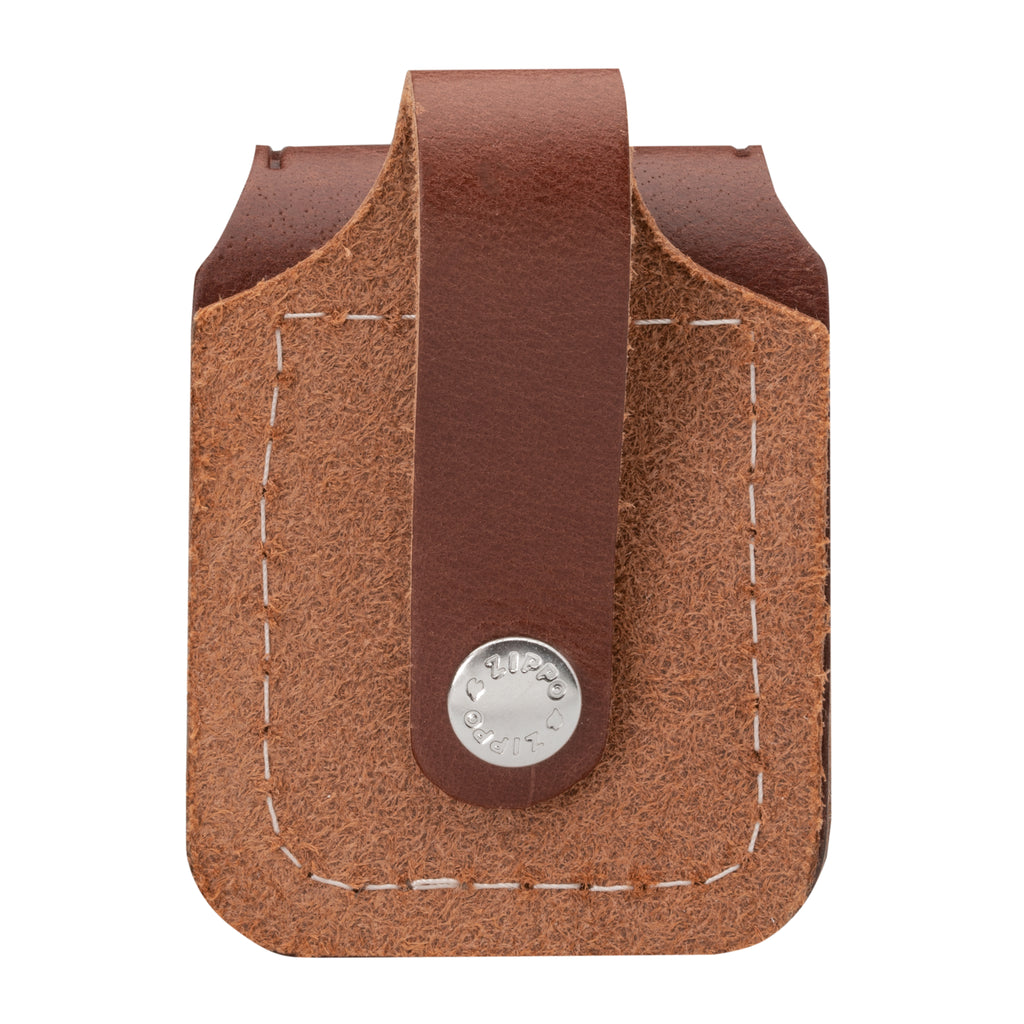 ZIPPO LPLB POUCH BROWN W/ LOOP