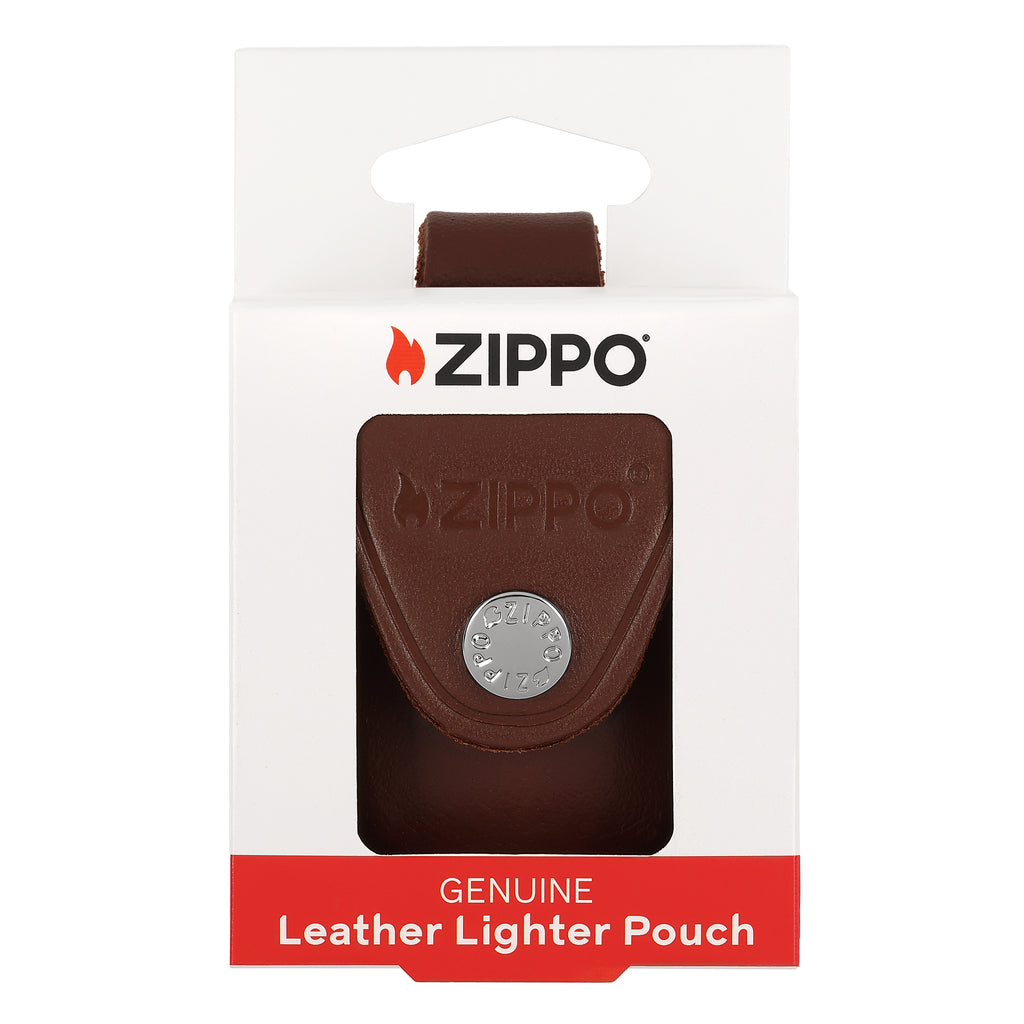 ZIPPO LPLB POUCH BROWN W/ LOOP
