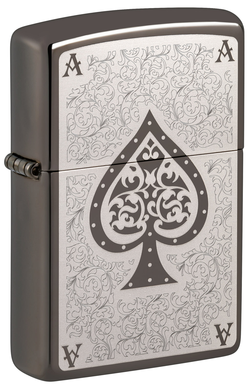 150 Ace Filigree Design Black Ice