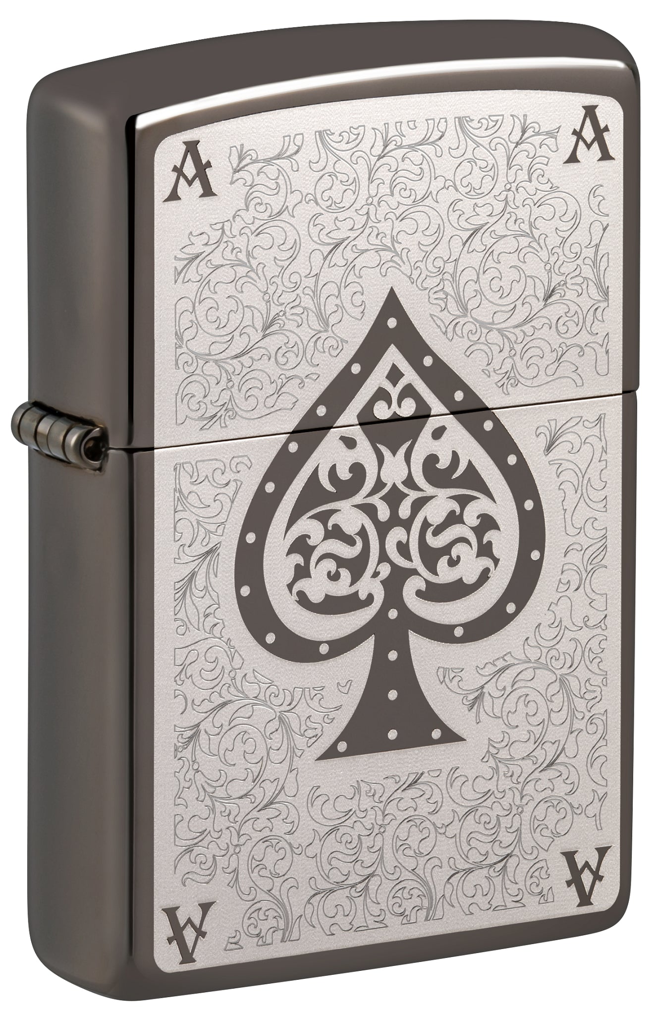 150 Ace Filigree Design Black Ice