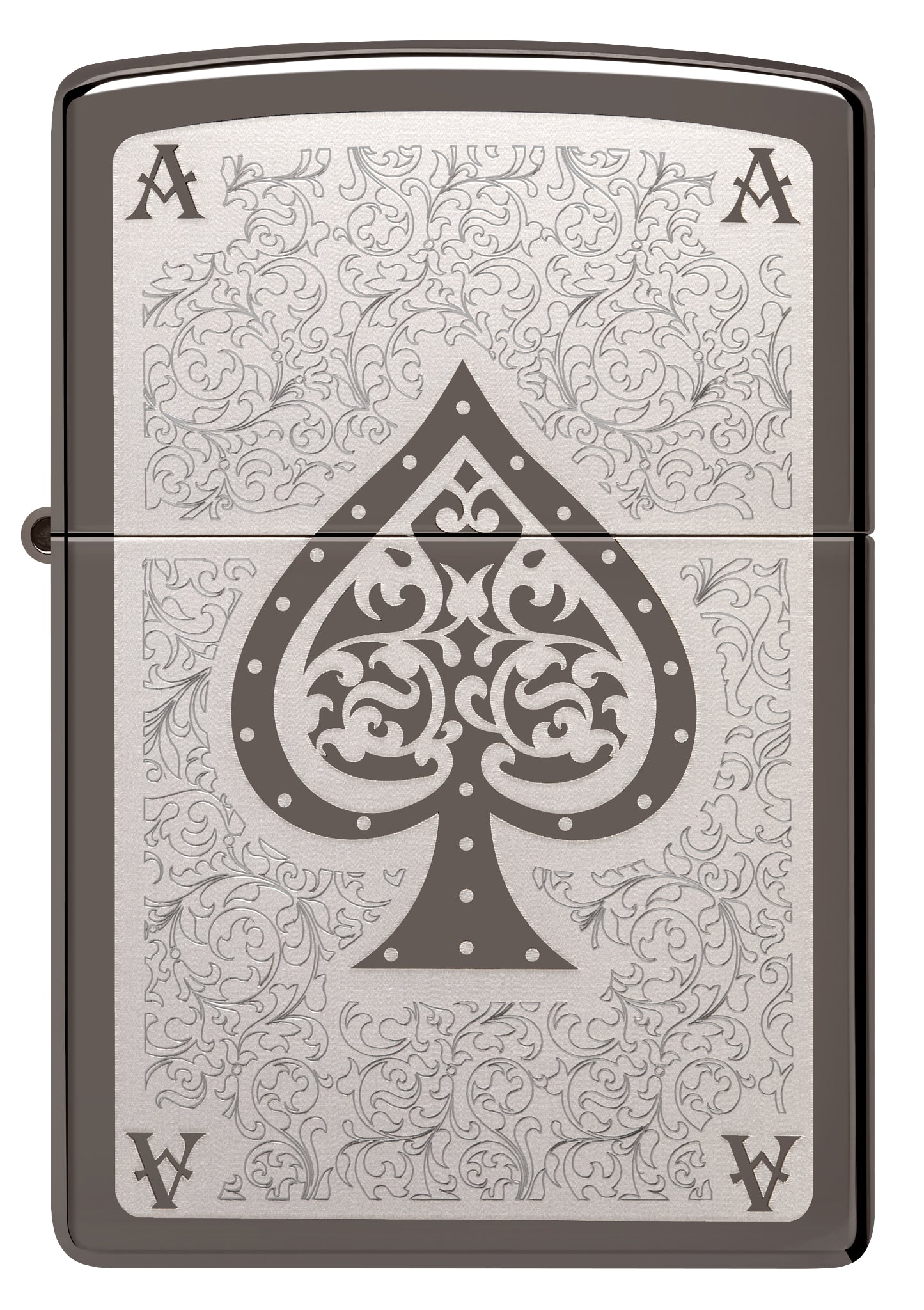 150 Ace Filigree Design Black Ice