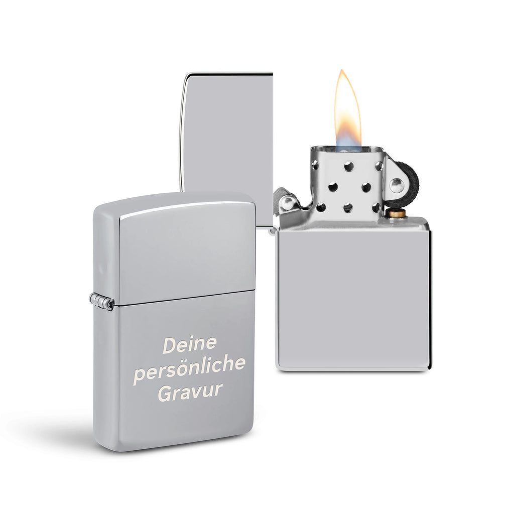PL ZIPPO 250 CHROME HIGH POLISHED