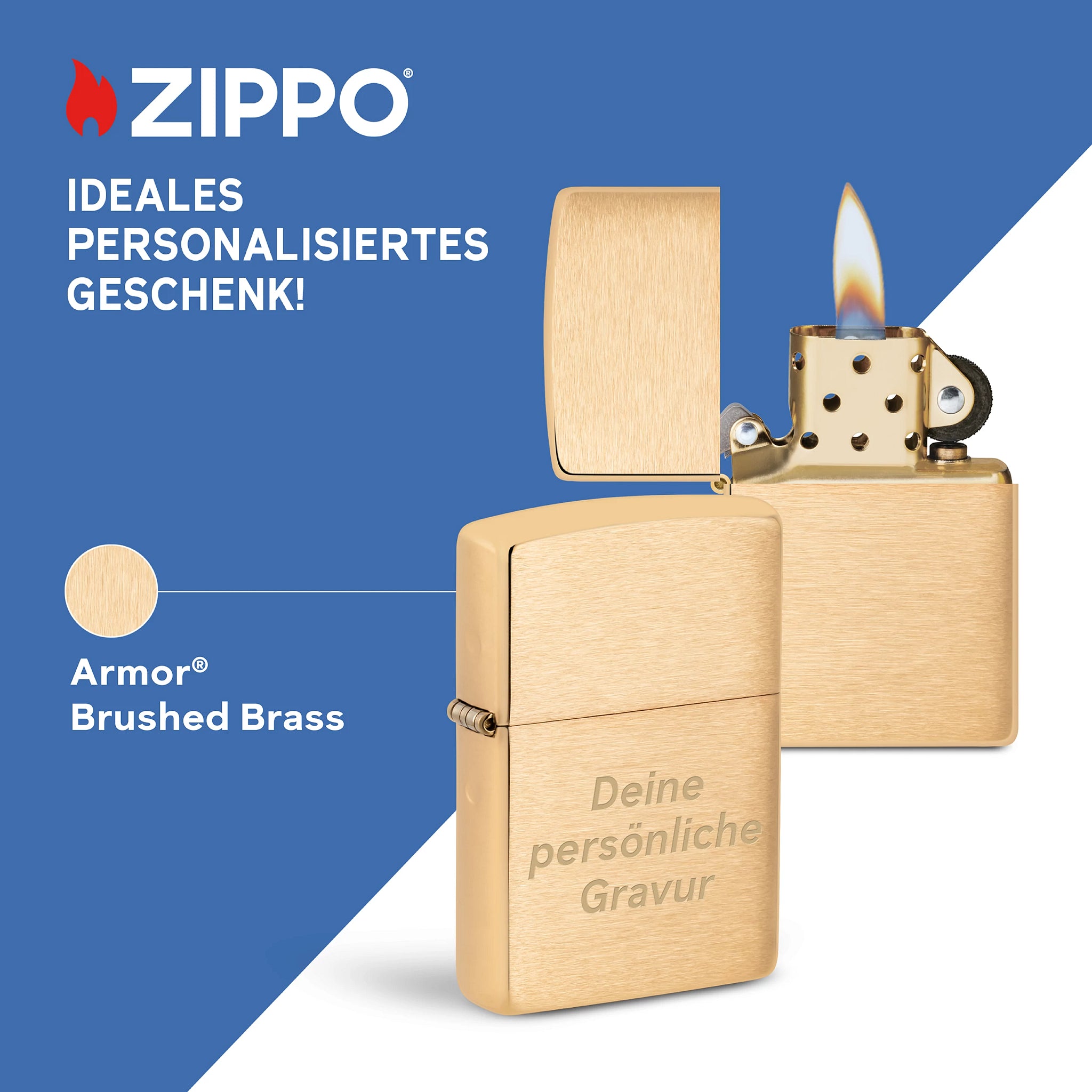 168 Br Finished Brass Armor Heavy Wall