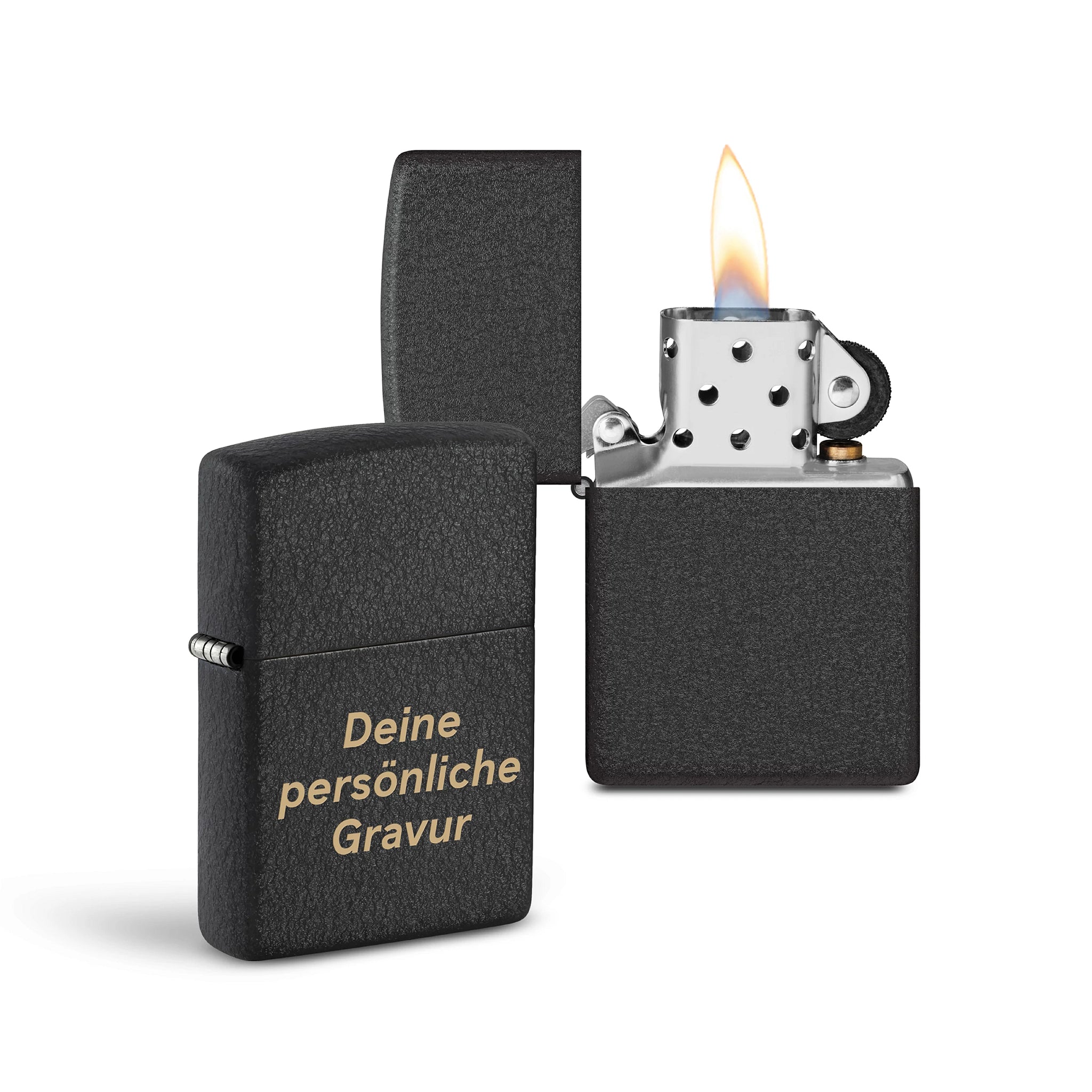 PL ZIPPO 236 BLACK CRACKLE