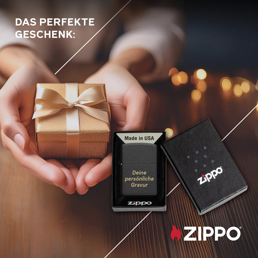 PL ZIPPO 236 BLACK CRACKLE