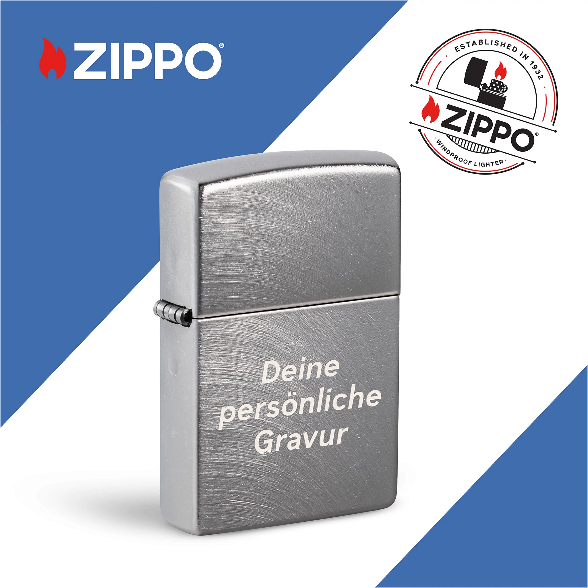 PL ZIPPO 24647 REG CHROME ARCH