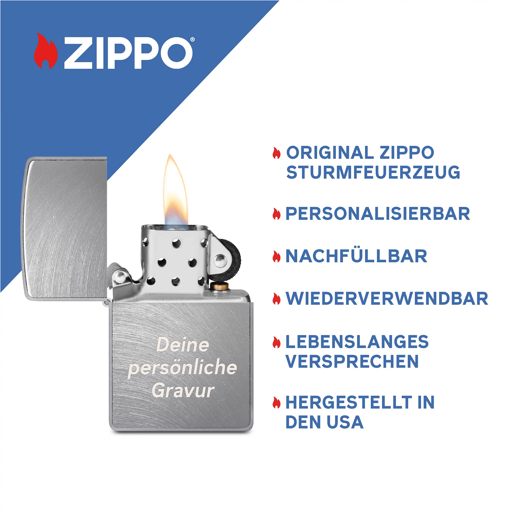 PL ZIPPO 24647 REG CHROME ARCH