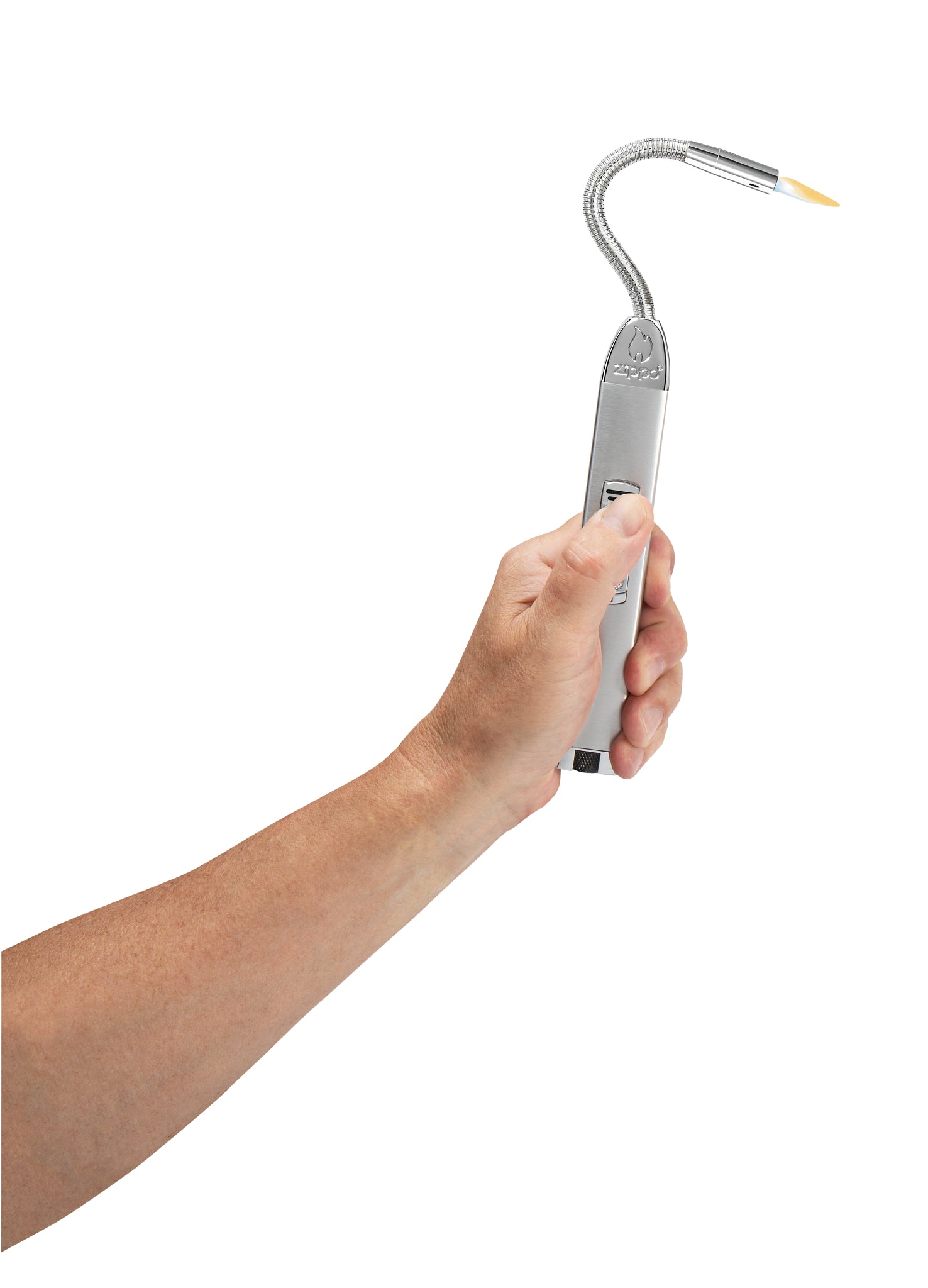 Flex Neck Utility lighter Chrome butane bl.